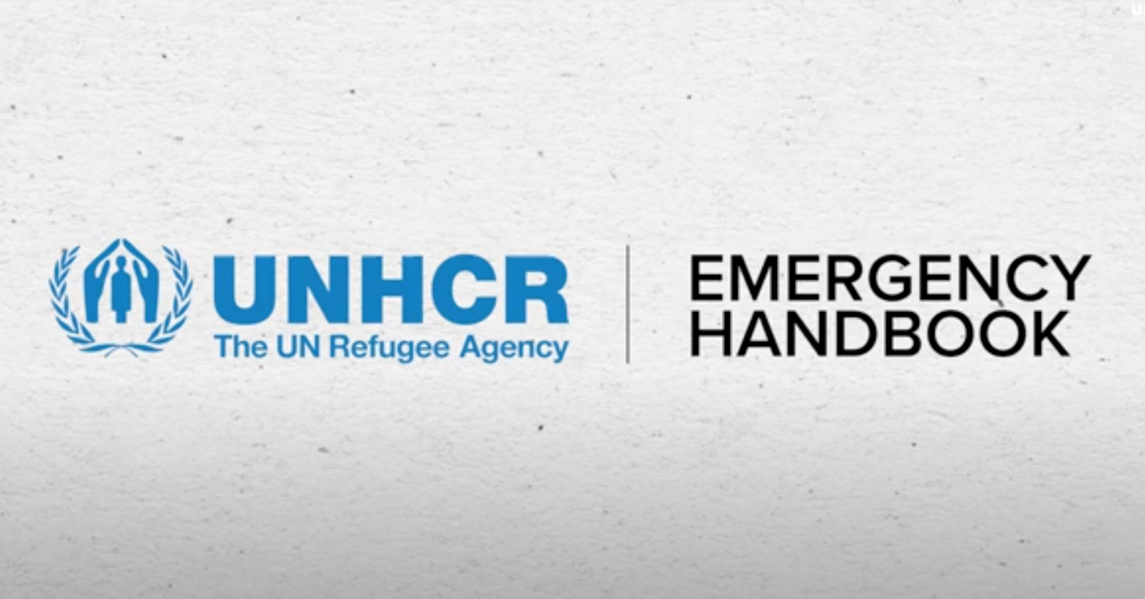 UNHCR | Emergency Handbook